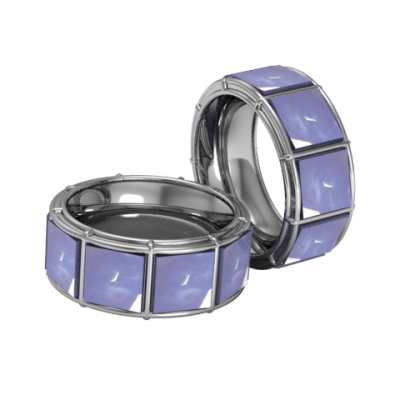 Purple Jade Ring