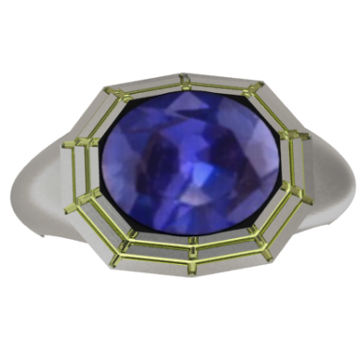 Men's Sapphire Ring